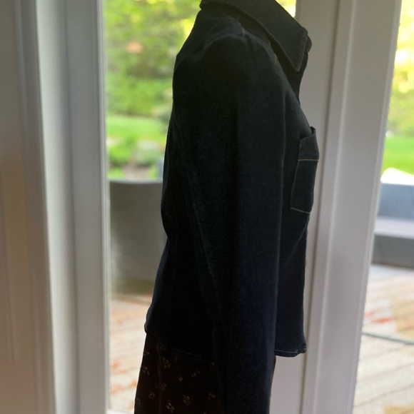 Dark blue fitted denim shirt new - Picture 2 of 8